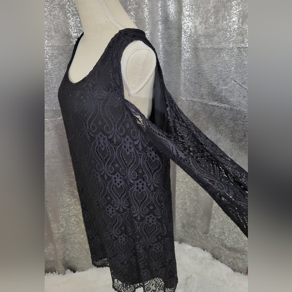 Ultra Flirt Plus • Vintage| Allover Lace w/Off-Shoulder Long Sleeve sz 3X - Picture 8 of 10